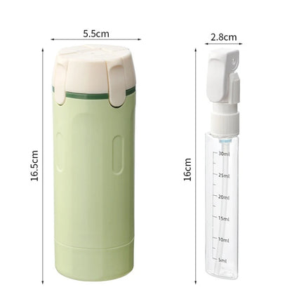 4 in 1 Travel Refill Bottle Set Portable Dispenser Leak Proof Travel Container for 30ml Perfume Shampoo Conditioner Lotion